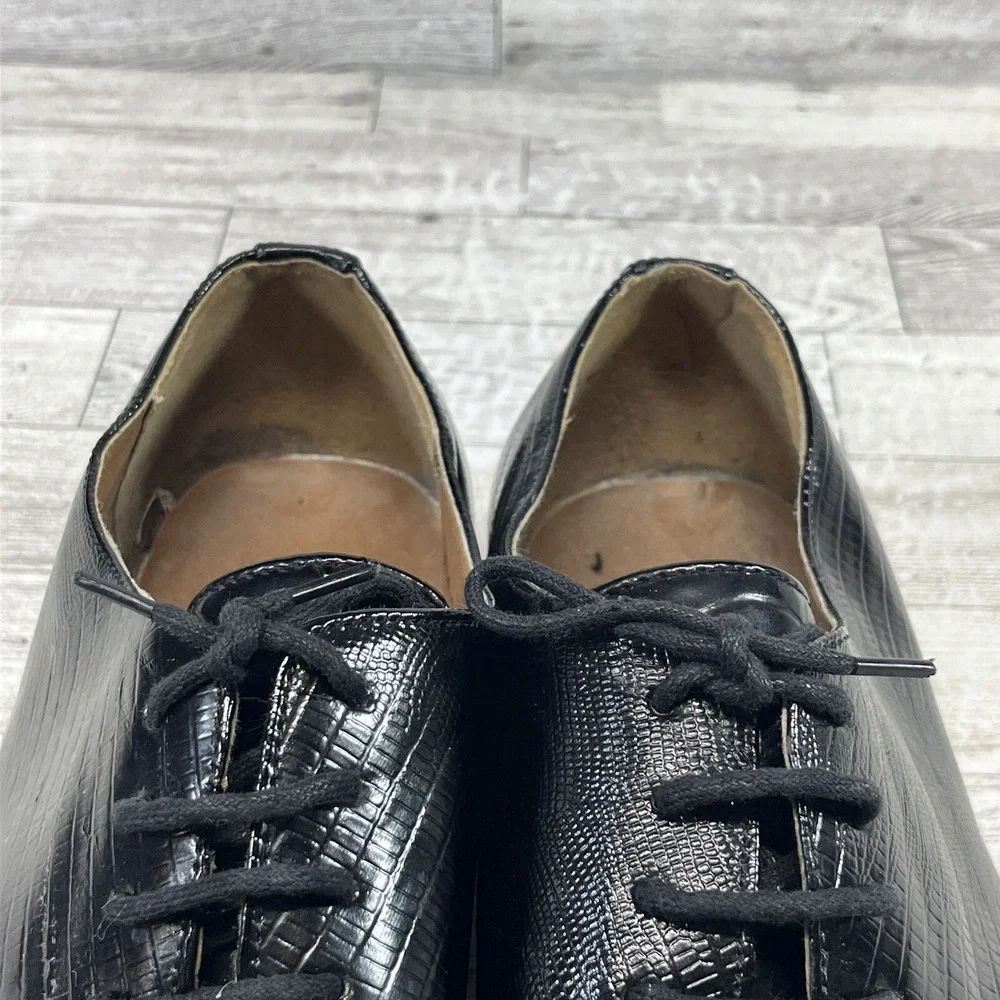 Izak Matalini Moda Italiana Black Dress Shoes Men Size‎ 11